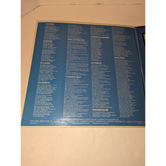 Vintge 1971 Cat Stevens Teaser & The Firecat Vinyl Record Original - Picture 9 of 11